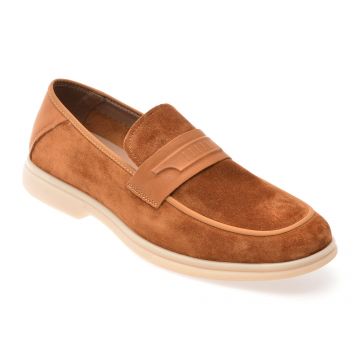 Mocasini GRYXX maro, 98217, din piele intoarsa Mocasini GRYXX maro, 98217, din piele intoarsa