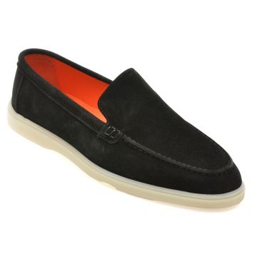 Mocasini GRYXX negri, LP100, din piele intoarsa Mocasini GRYXX negri, LP100, din piele intoarsa