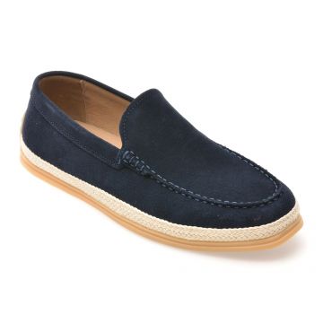 Mocasini OTTER bleumarin, 2160, din piele intoarsa Mocasini OTTER bleumarin, 2160, din piele intoarsa
