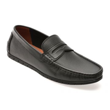 Mocasini OTTER negri, MU139, din piele naturala Mocasini OTTER negri, MU139, din piele naturala