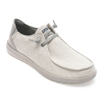 Mocasini SKECHERS gri, MELSON, din material textil Mocasini SKECHERS gri, MELSON, din material textil