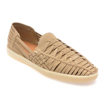 Pantofi ALDO gri, GRECIO 252, din piele intoarsa