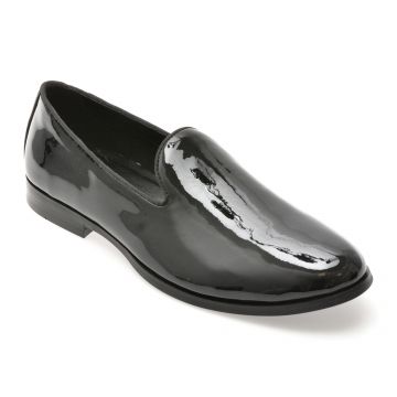 Pantofi ALDO negri, CASINO 001, din piele ecologica lacuita