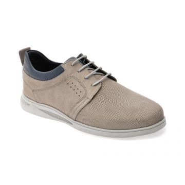 Pantofi BITE THE BULLET gri, 249109, din nabuc Pantofi BITE THE BULLET gri, 249109, din nabuc