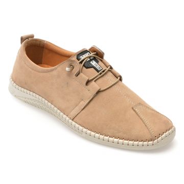 Pantofi BITE THE BULLET gri, SY365, din nabuc Pantofi BITE THE BULLET gri, SY365, din nabuc