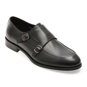 Pantofi eleganti EPICA negri, J9361, din piele naturala