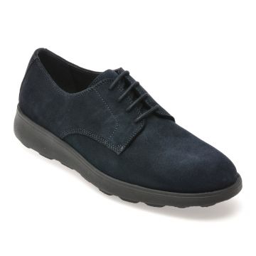 Pantofi GEOX bleumarin, U45GHA, din piele intoarsa Pantofi GEOX bleumarin, U45GHA, din piele intoarsa