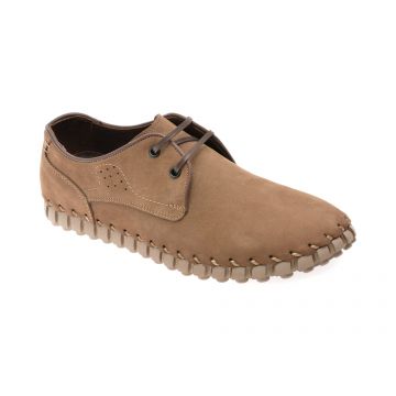 Pantofi GRYXX gri, 71616, din nabuc Pantofi GRYXX gri, 71616, din nabuc