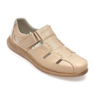 Pantofi RIEKER bej, 10453, din piele naturala Pantofi RIEKER bej, 10453, din piele naturala