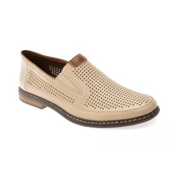 Pantofi RIEKER bej, 13459, din piele naturala Pantofi RIEKER bej, 13459, din piele naturala