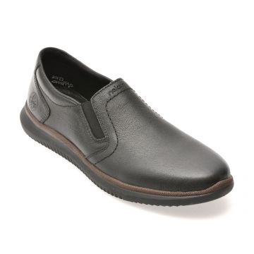 Pantofi RIEKER negri, 10450, din piele naturala Pantofi RIEKER negri, 10450, din piele naturala