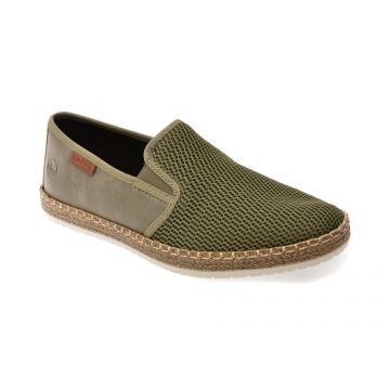 Pantofi RIEKER verzi, B5265, din piele ecologica Pantofi RIEKER verzi, B5265, din piele ecologica