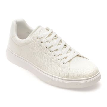 Pantofi sport ALDO albi, CLUBMEMBER 100, din piele ecologica Pantofi sport ALDO albi, CLUBMEMBER 100, din piele ecologica