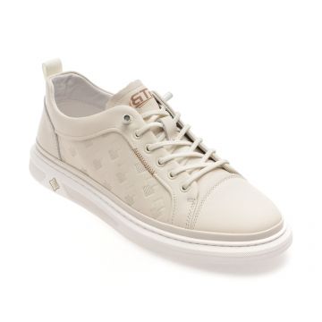 Pantofi sport BITE THE BULLET albi, 36293, din piele naturala