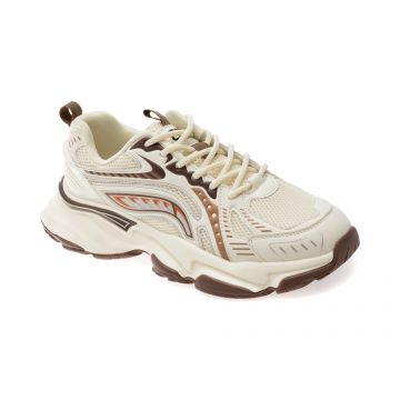 Pantofi sport BITE THE BULLET albi, 8332, din material textil