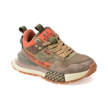 Pantofi sport BITE THE BULLET gri, 8011, din material textil