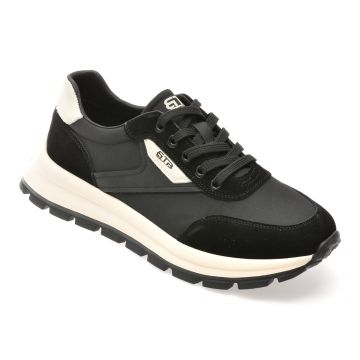 Pantofi sport BITE THE BULLET negri, 5773, din material textil Pantofi sport BITE THE BULLET negri, 5773, din material textil