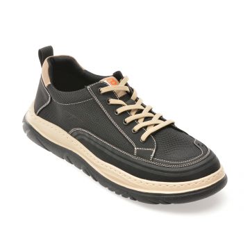 Pantofi sport BITE THE BULLET negri, 9056, din material textil Pantofi sport BITE THE BULLET negri, 9056, din material textil