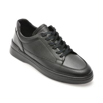 Pantofi sport BITE THE BULLET negri, HS091, din piele naturala Pantofi sport BITE THE BULLET negri, HS091, din piele naturala