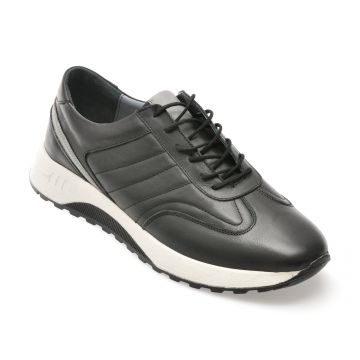 Pantofi sport BITE THE BULLET negri, SY320, din piele naturala Pantofi sport BITE THE BULLET negri, SY320, din piele naturala