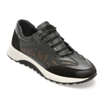 Pantofi sport BITE THE BULLET negri, SY326, din piele naturala Pantofi sport BITE THE BULLET negri, SY326, din piele naturala