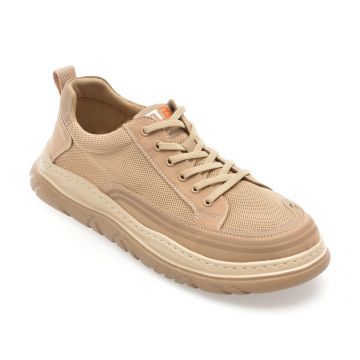 Pantofi sport BITE THE BULLET nude, 9056, din material textil