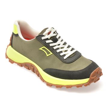 Pantofi sport CAMPER verzi, DRIFT TRAIL, din material textil
