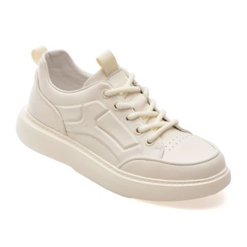 Pantofi sport EPICA albi, 82013, din piele naturala Pantofi sport EPICA albi, 82013, din piele naturala