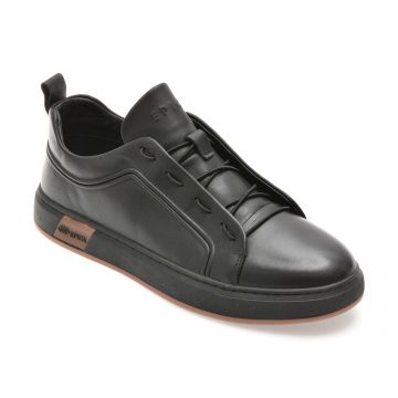 Pantofi sport EPICA negri, 300166, din piele naturala Pantofi sport EPICA negri, 300166, din piele naturala