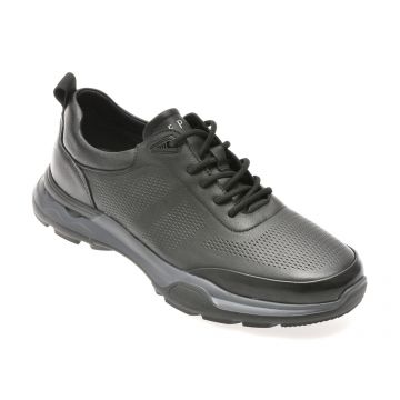 Pantofi sport EPICA negri, 37391, din piele naturala Pantofi sport EPICA negri, 37391, din piele naturala