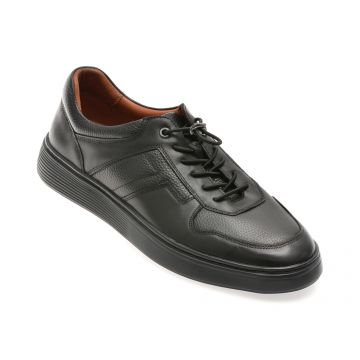 Pantofi sport EPICA negri, MU115, din piele naturala Pantofi sport EPICA negri, MU115, din piele naturala