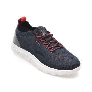 Pantofi sport GEOX bleumarin, U15BYA, din material textil Pantofi sport GEOX bleumarin, U15BYA, din material textil