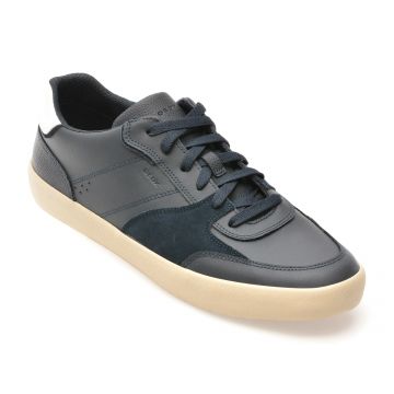 Pantofi sport GEOX bleumarin, U55BUB, din piele naturala Pantofi sport GEOX bleumarin, U55BUB, din piele naturala