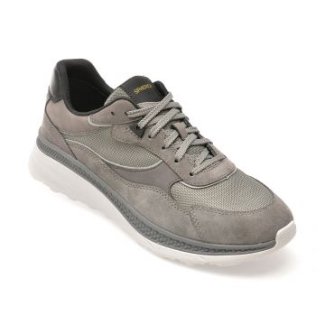 Pantofi sport GEOX gri, U55HUA, din material textil