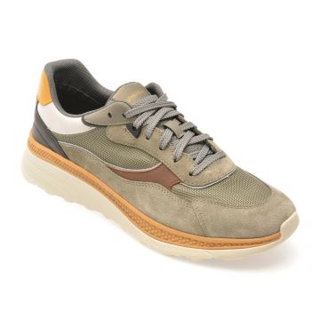 Pantofi sport GEOX gri, U55HUA, din material textil