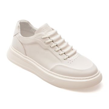 Pantofi sport GRYXX albi, 5618, din piele naturala Pantofi sport GRYXX albi, 5618, din piele naturala