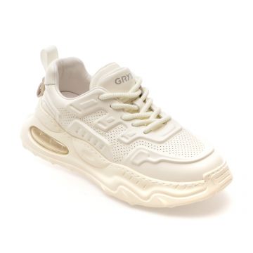 Pantofi sport GRYXX albi, 69005, din piele naturala Pantofi sport GRYXX albi, 69005, din piele naturala