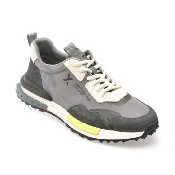 Pantofi sport GRYXX gri, 8286, din material textil Pantofi sport GRYXX gri, 8286, din material textil