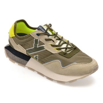Pantofi sport GRYXX kaki, 40061M, din material textil