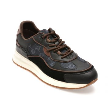 Pantofi sport GRYXX negri, 1077, din material textil