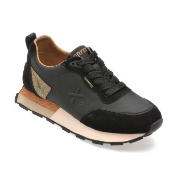 Pantofi sport GRYXX negri, 110169, din piele naturala