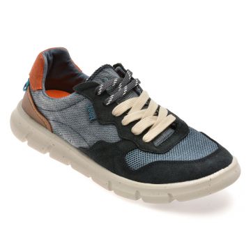 Pantofi sport JEEP albastri, M51004A, din material textil Pantofi sport JEEP albastri, M51004A, din material textil