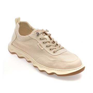 Pantofi sport OTTER bej, 5208, din material textil Pantofi sport OTTER bej, 5208, din material textil