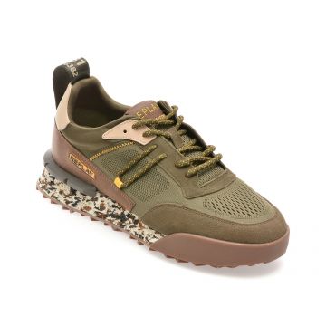 Pantofi sport REPLAY kaki, MS1P55L, din material textil Pantofi sport REPLAY kaki, MS1P55L, din material textil