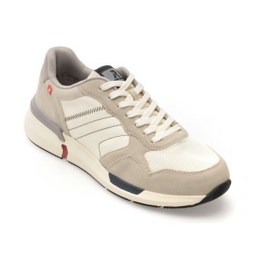 Pantofi sport RIEKER albi, U1401, din material textil