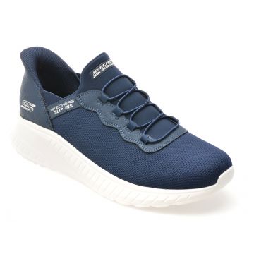 Pantofi sport SKECHERS bleumarin, BOBS SQUAD CHAOS, din material textil Pantofi sport SKECHERS bleumarin, BOBS SQUAD CHAOS, din material textil