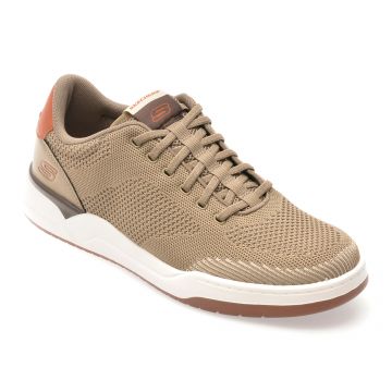 Pantofi sport SKECHERS gri, CORLISS, din material textil Pantofi sport SKECHERS gri, CORLISS, din material textil