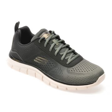 Pantofi sport SKECHERS kaki, TRACK, din material textil Pantofi sport SKECHERS kaki, TRACK, din material textil