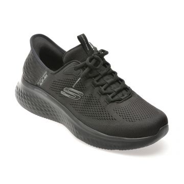 Pantofi sport SKECHERS negri, SKECH-LITE PRO, din material textil