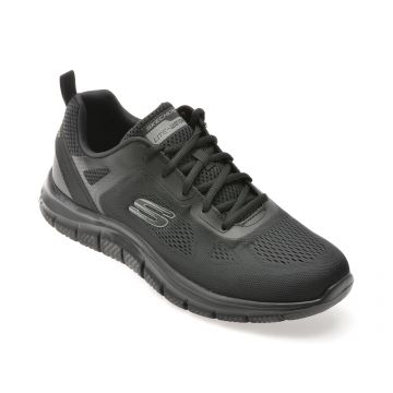 Pantofi sport SKECHERS negri, TRACK, din material textil Pantofi sport SKECHERS negri, TRACK, din material textil
